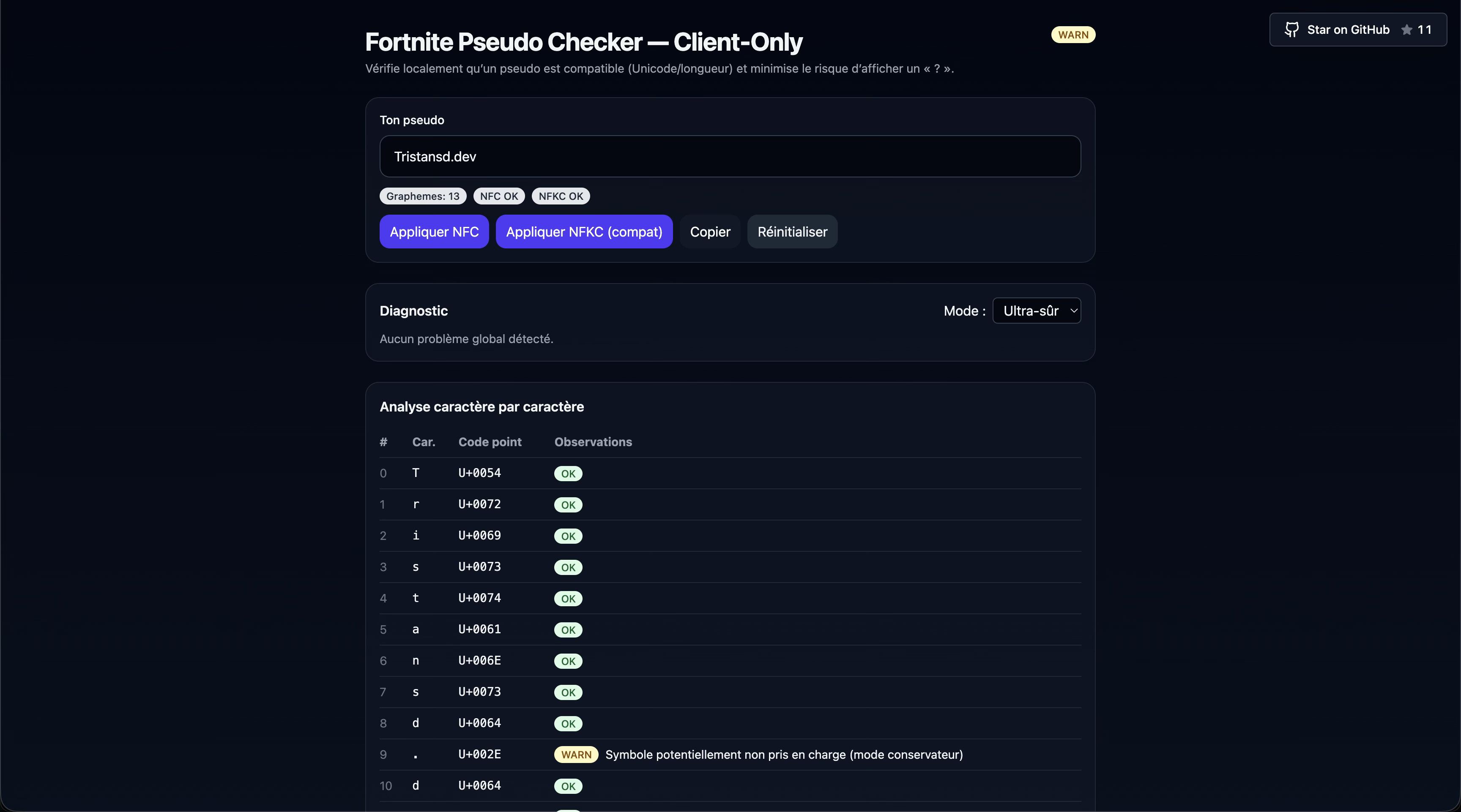 Fortnite Nickname Checker (app-ftn)